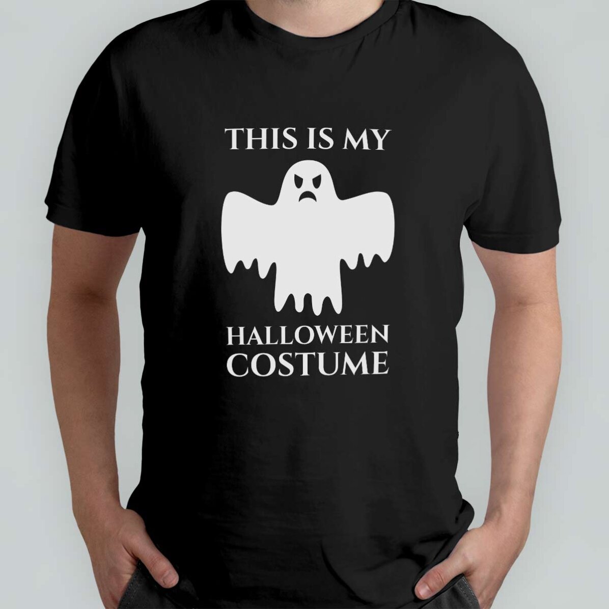 Tricou din bumbac personalizat cu text - Halloween