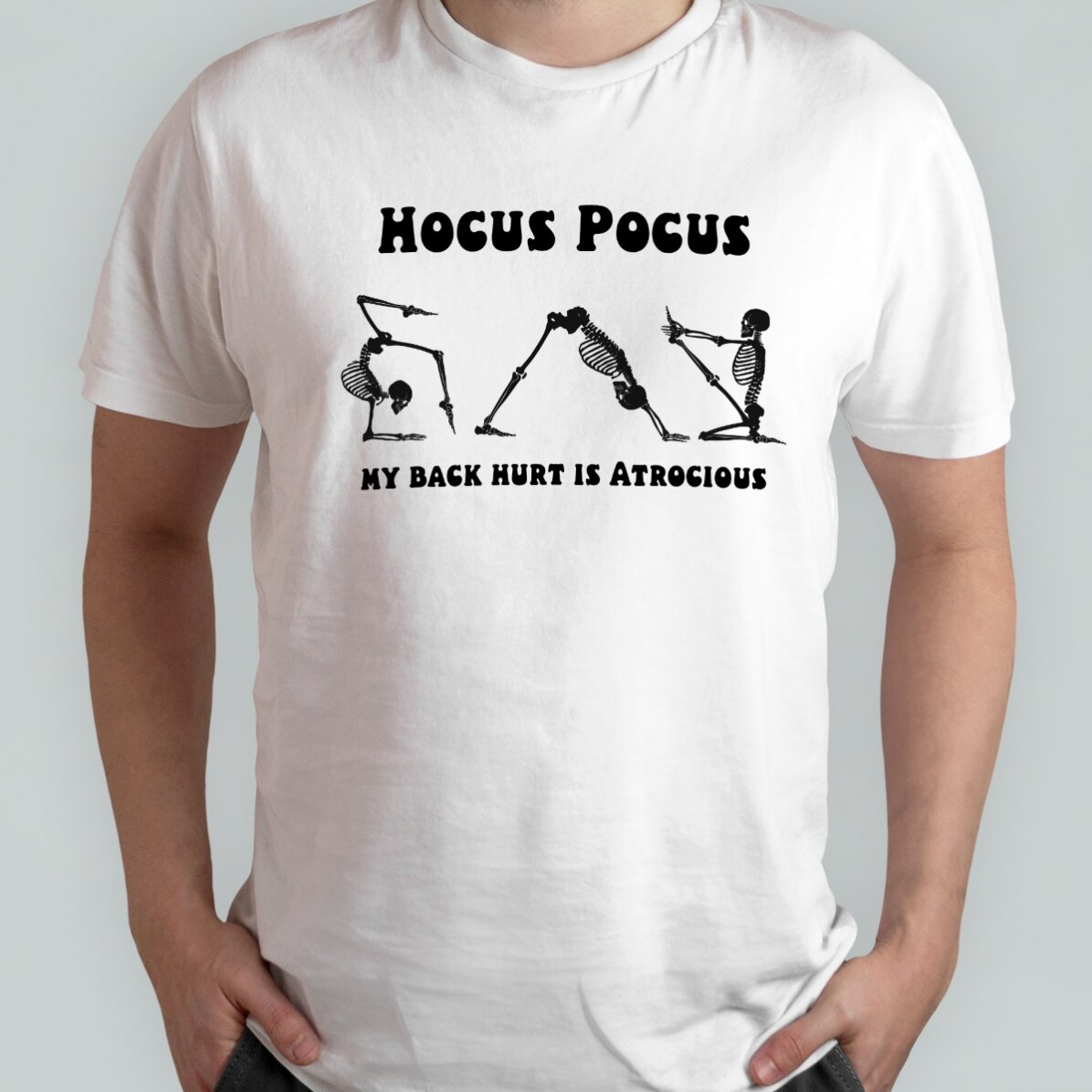 Tricou din bumbac personalizat cu text - Hocus Pocus
