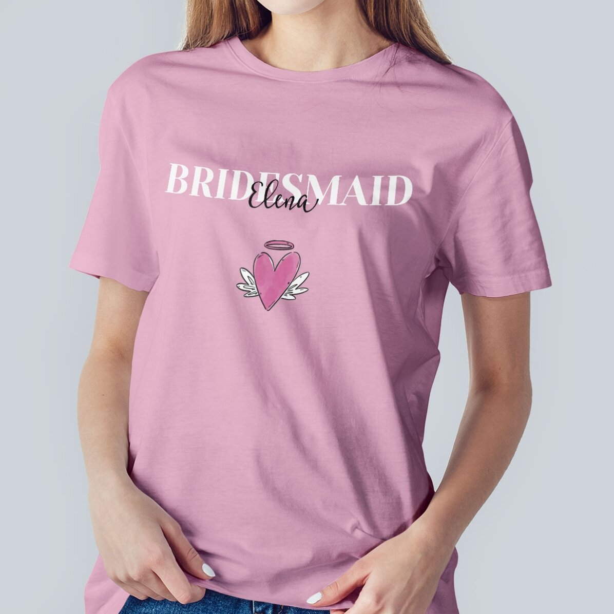 Tricou din bumbac personalizat cu text - Nuntă