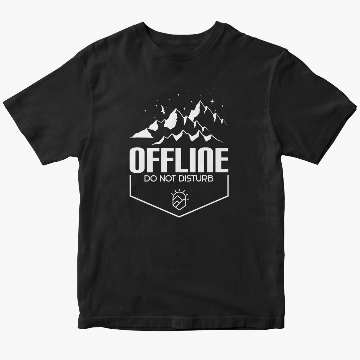 Персонализирана памучна тениска с текст - Offline