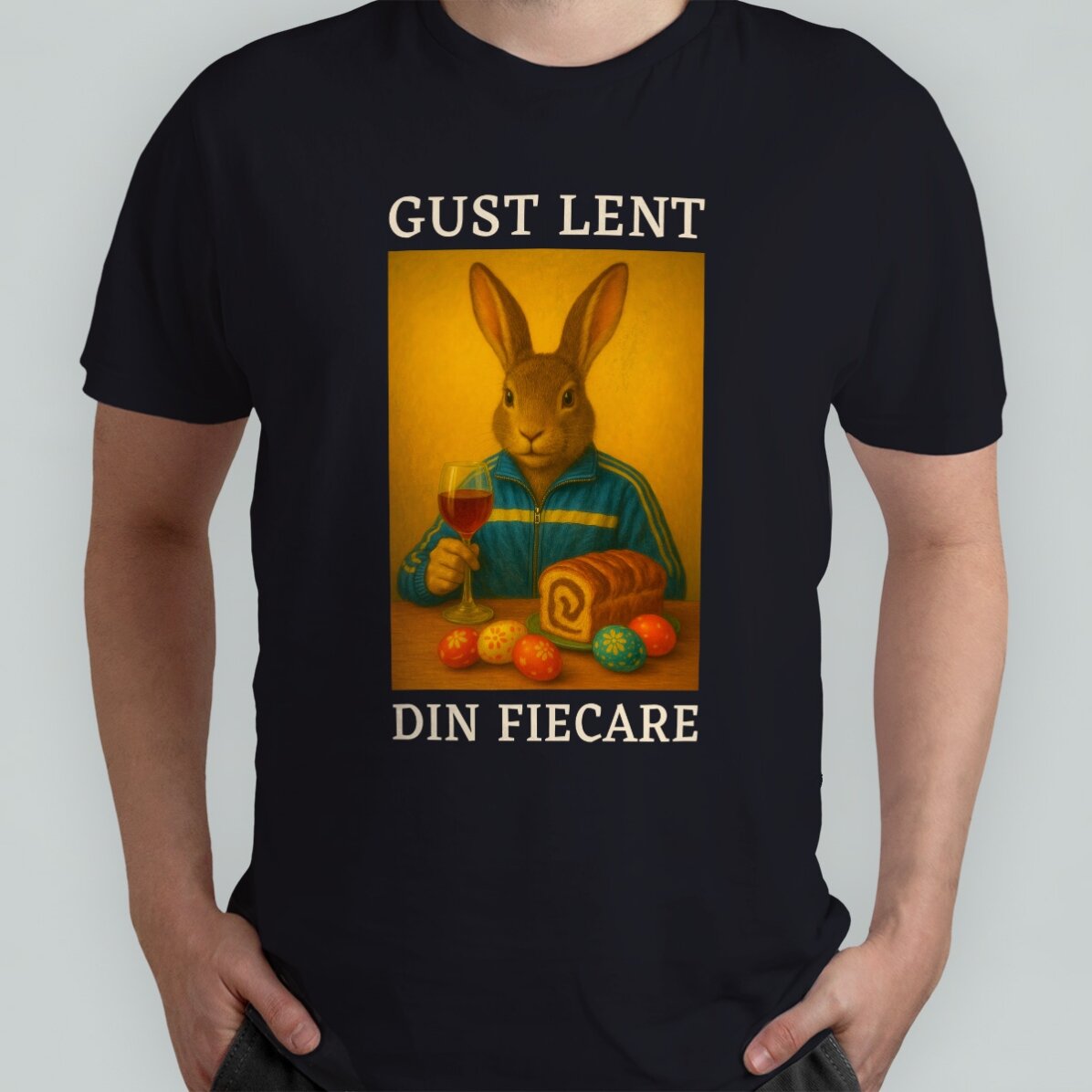 Tricou din bumbac personalizat - Iepure de Paște