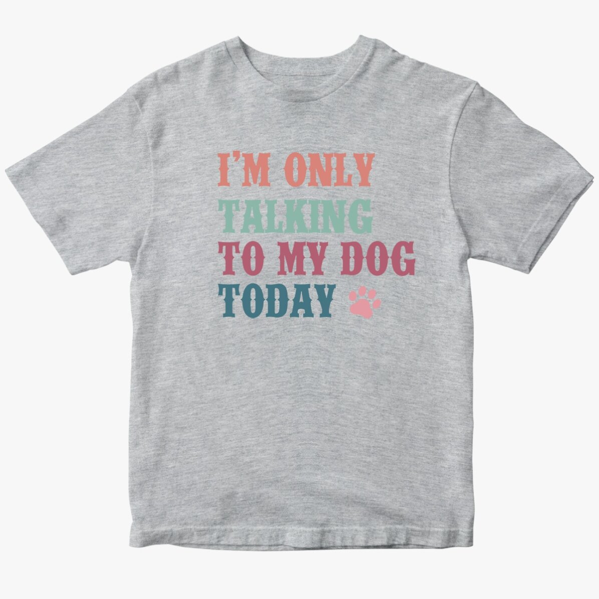 Tricou din bumbac personalizat - Talking to my dog