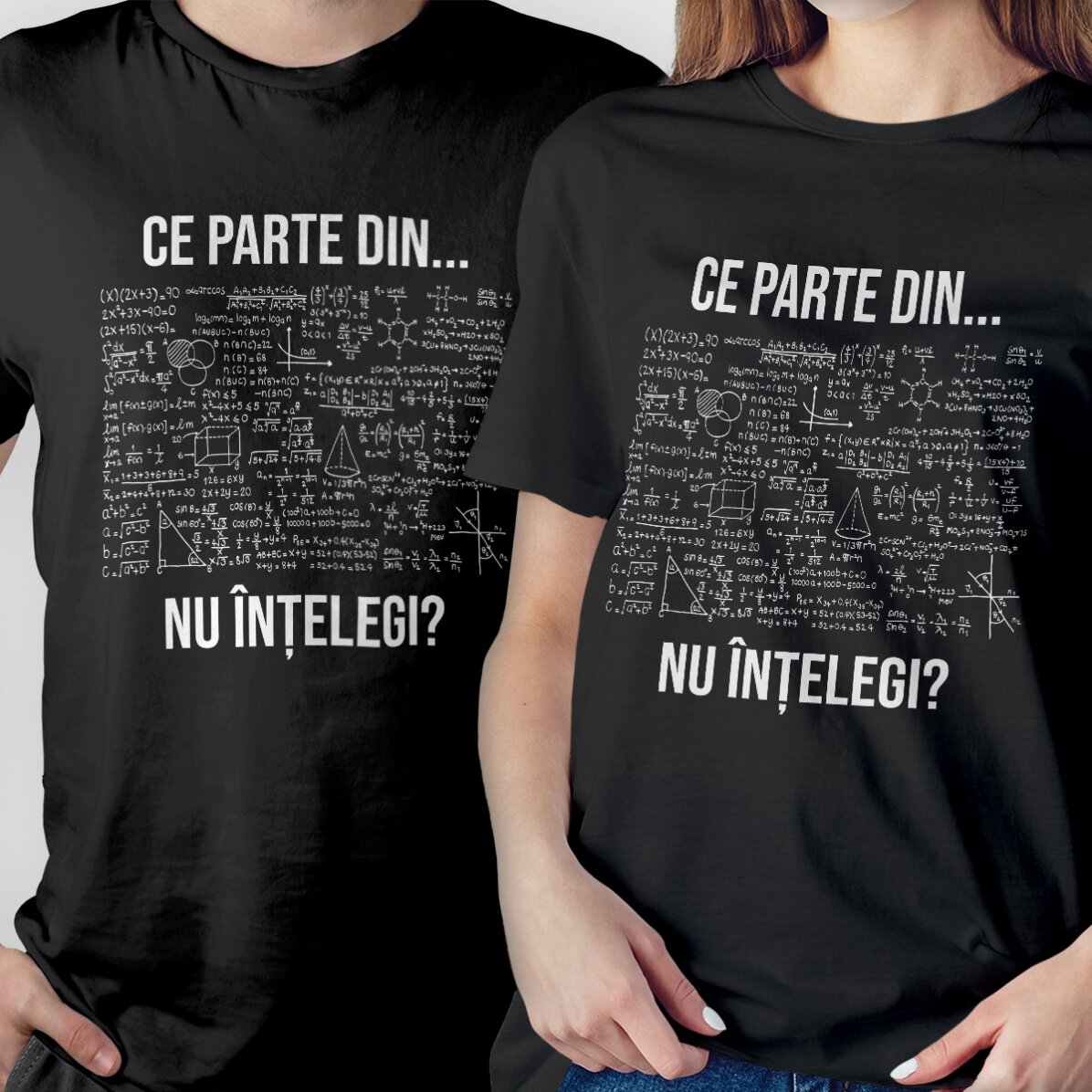 Tricou personalizat cu text - Ce parte din...nu înțelegi