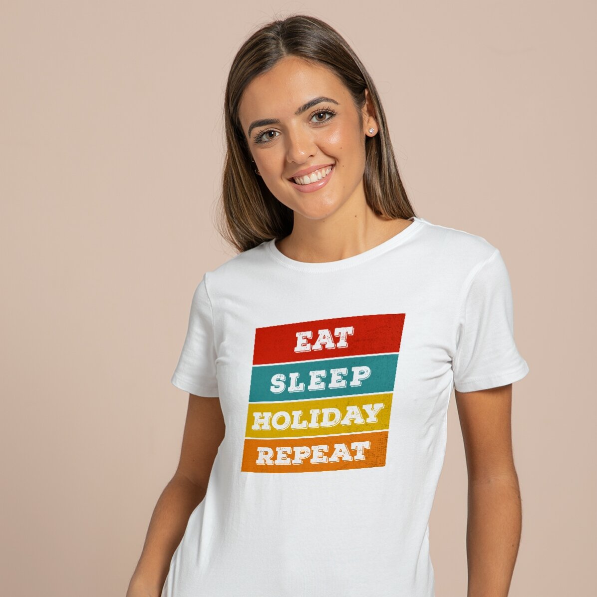 Tricou personalizat cu text - Eat. Sleep...
