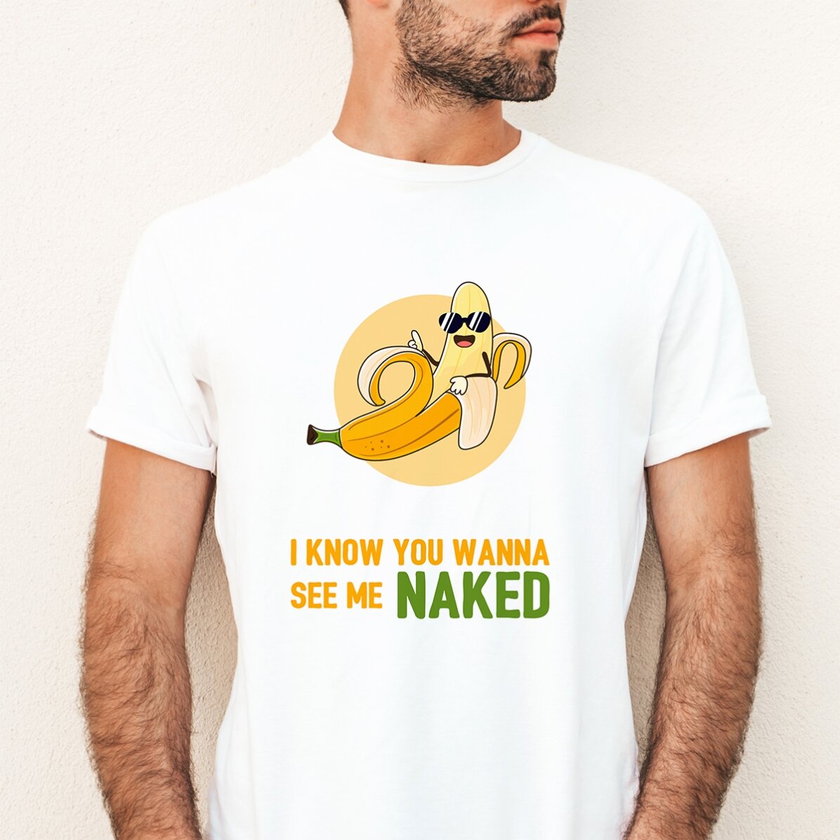 Tricou personalizat cu text - Naked Banana
