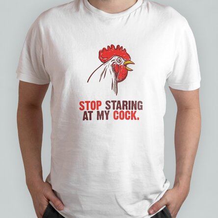 Tricou personalizat cu text - Stop staring