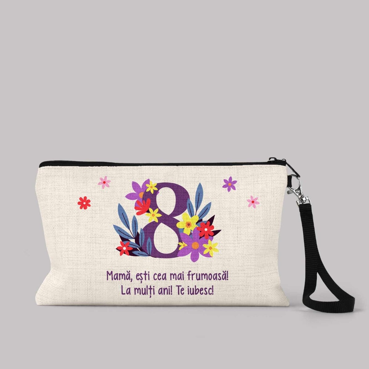 Trusă make-up personalizată cu text - 8 Martie