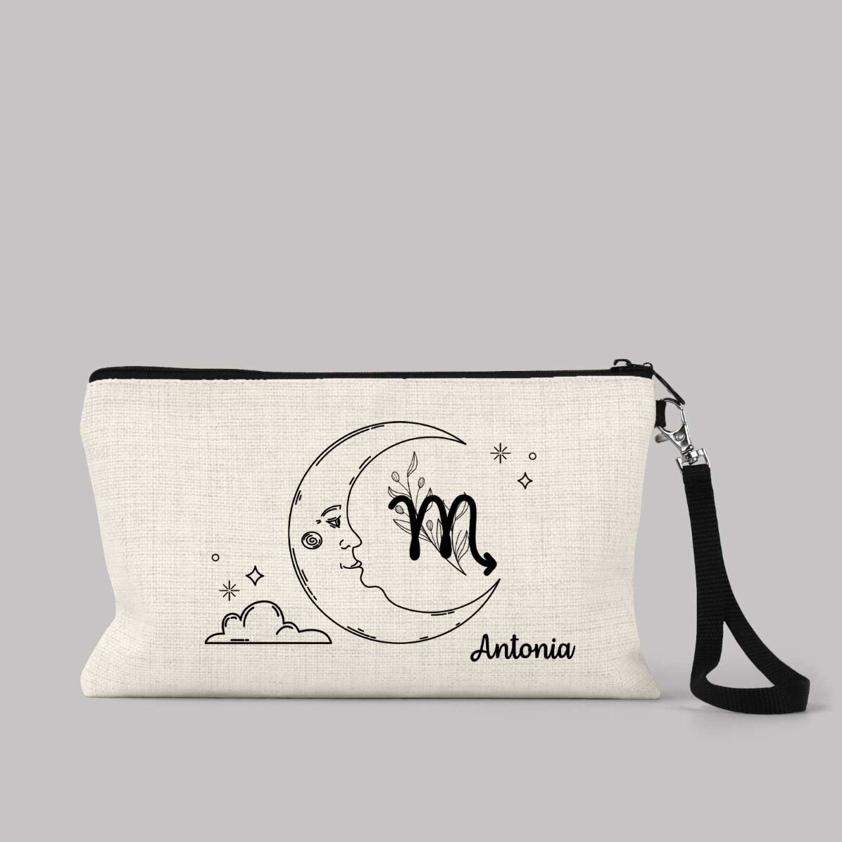 Trusă make-up personalizată cu text - Zodia Scorpion