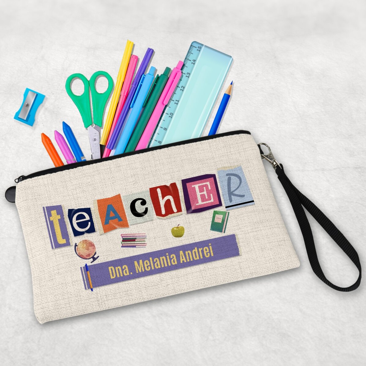 Trusă pentru copii personalizată cu text - Ransom Teacher