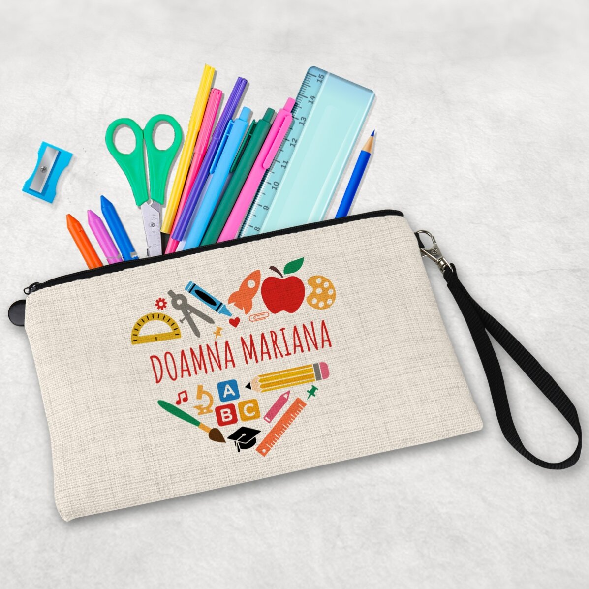 Trusă pentru profesori personalizată cu text - Heart