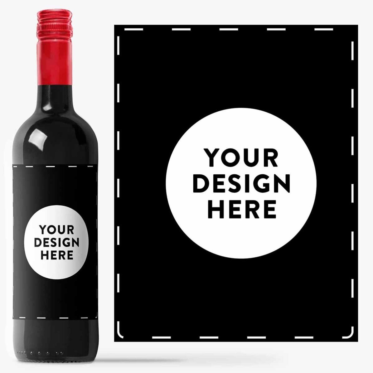 Vin personalizat cu grafica ta