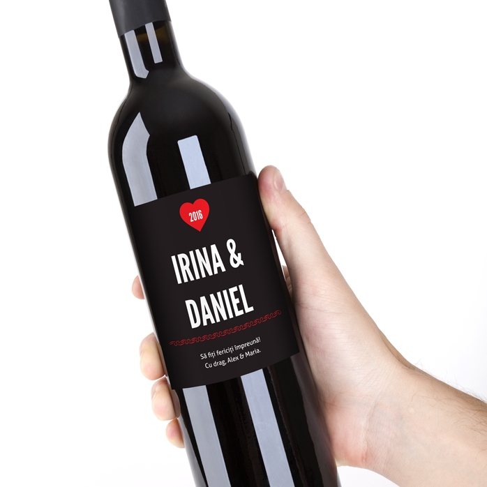Vin personalizat de dragoste