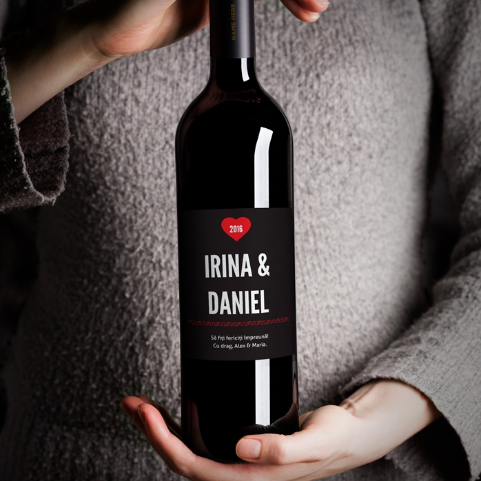 Vin personalizat de dragoste