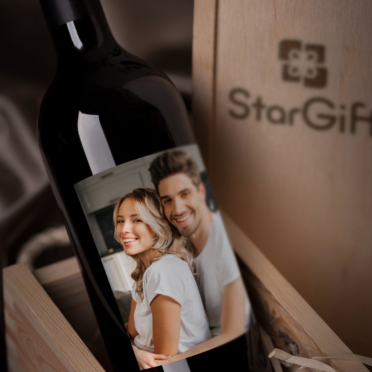 Vin personalizat cu o poză