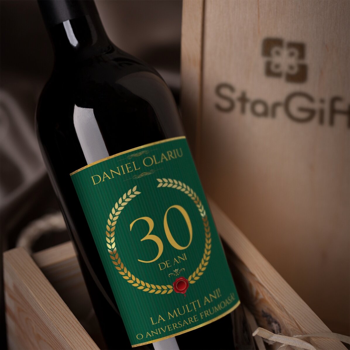 Vin personalizat cu text - Special Gift