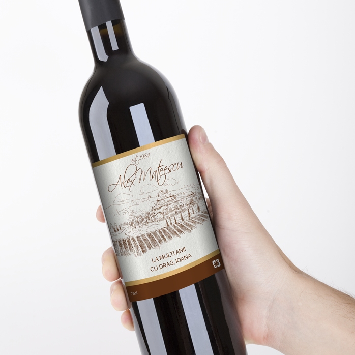 Vin personalizat - premium vintage