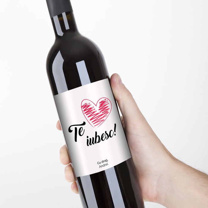 Vin personalizat - Te iubesc