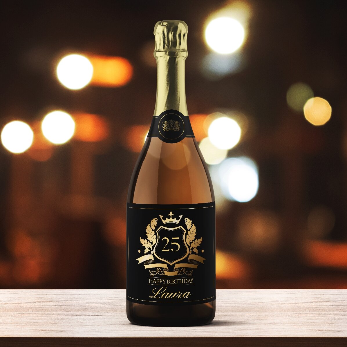 Vin spumant personalizat cu text - Royalty