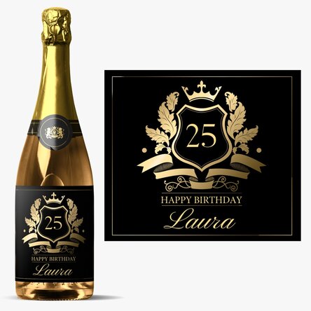 Vin spumant personalizat cu text - Royalty