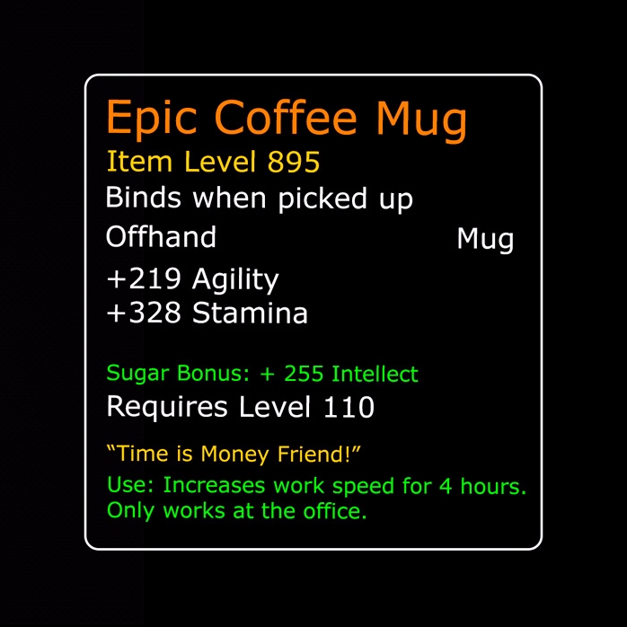 World of Warcraft Epic Coffee Mug